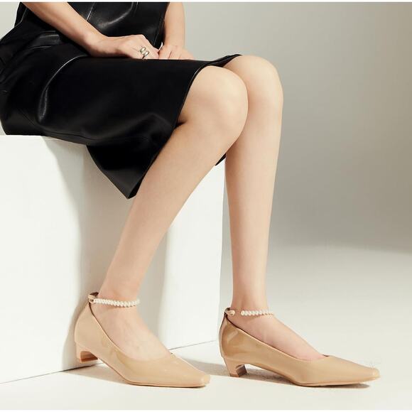 Mary Jane Shoes for Women | Womens Flats | Women's Mary Jane | Leather Ballet - Picture 3 of 7